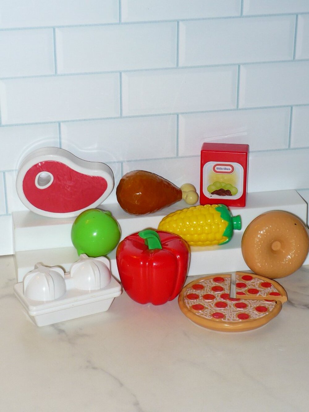 Little Tikes Shop N Learn Smart Scan Pretend Grocery Play Food Set 10 pieces